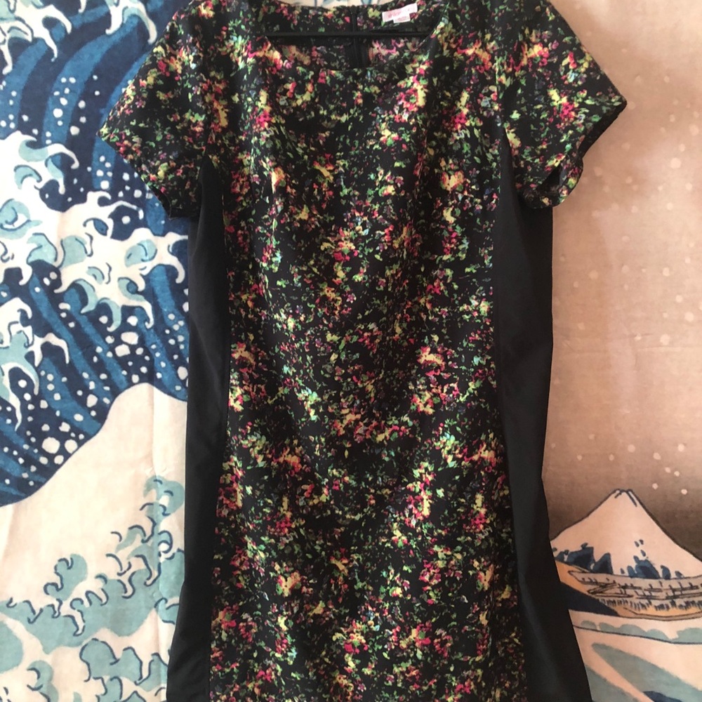 Colorful Short Sleeve Dress